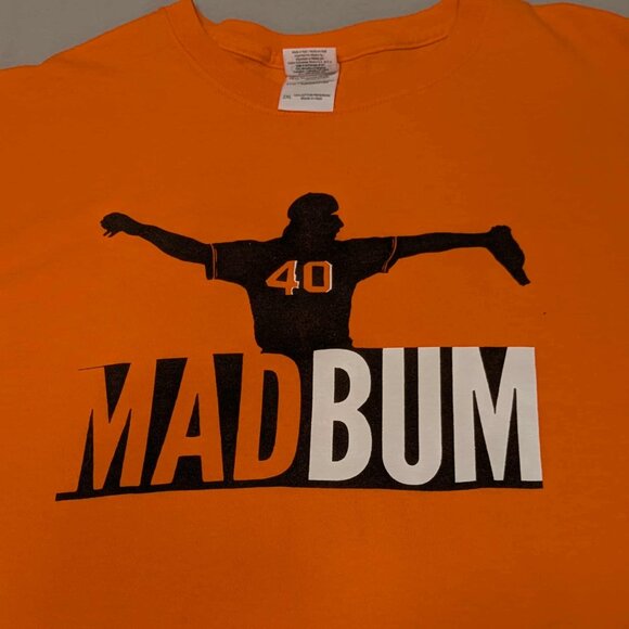 Madison Baumgardner Celebration Mens 2XL Not Licensed On a Gildon Orange Cotton - Picture 2 of 9